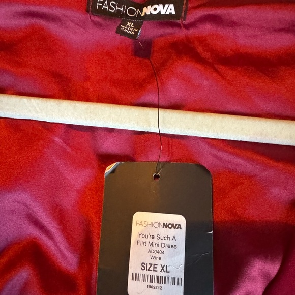 Fashion Nova Deep Red Long Sleeve Dress - Picture 7 of 7